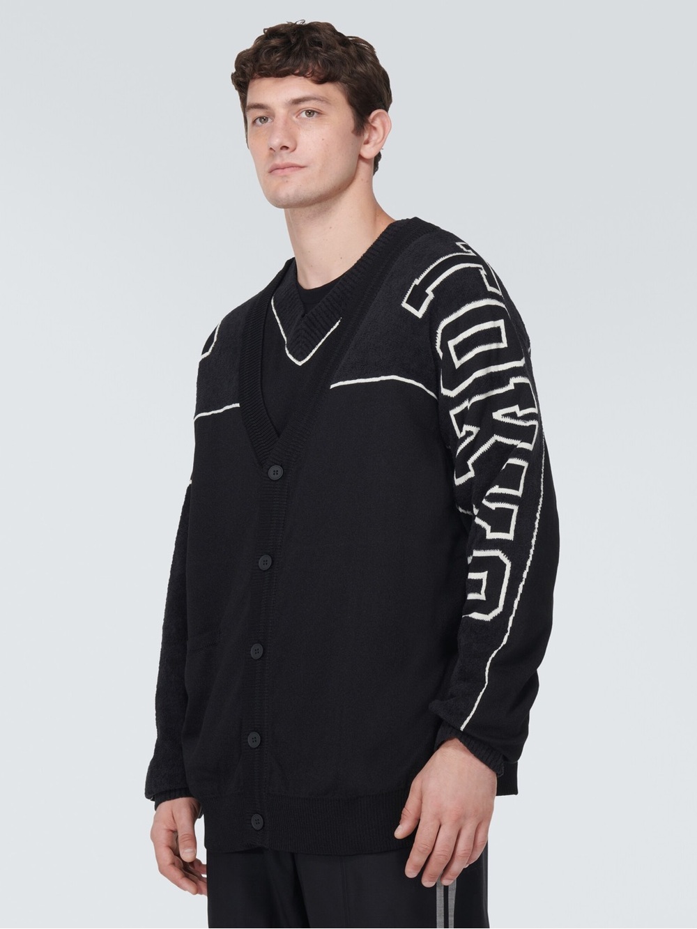 NWT Y-3 Logo Cardigan Tokyo Size L - Picture 5 of 9